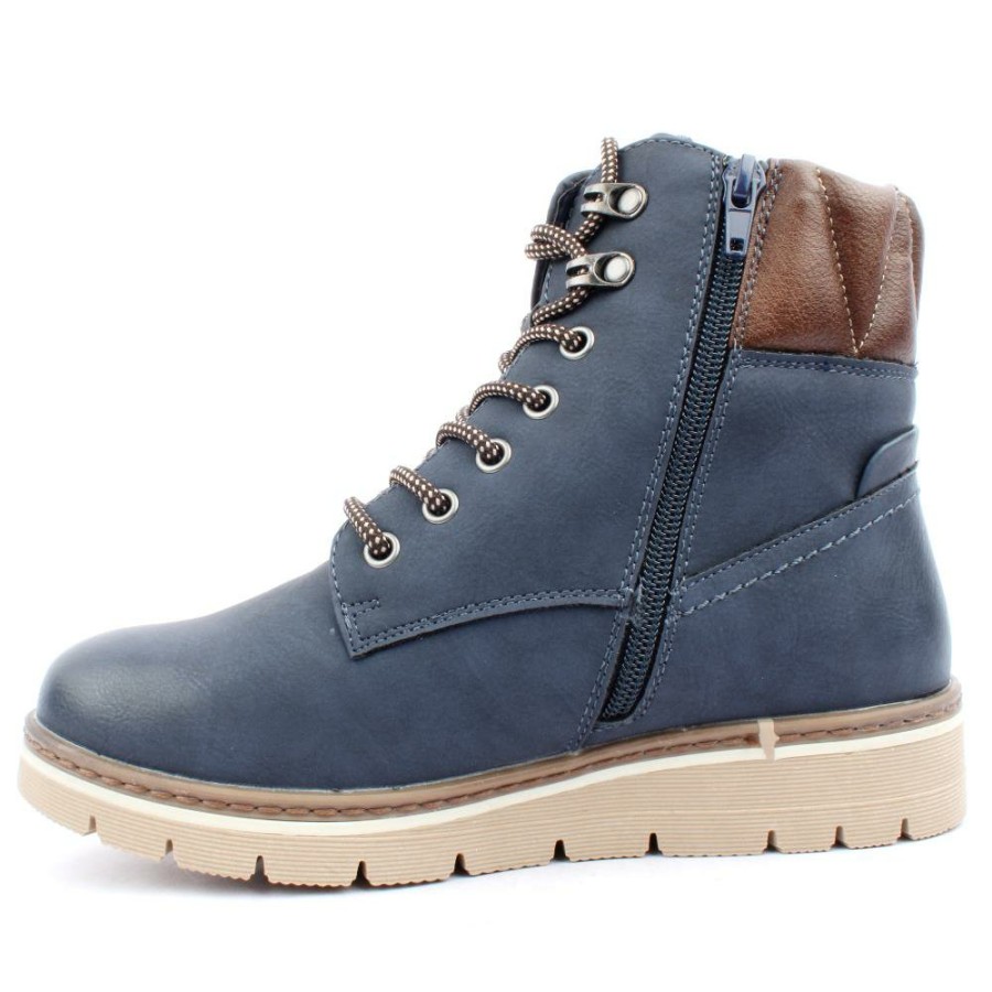 Women Lunar | Glb124Roberta Waterproof Boot - Blue