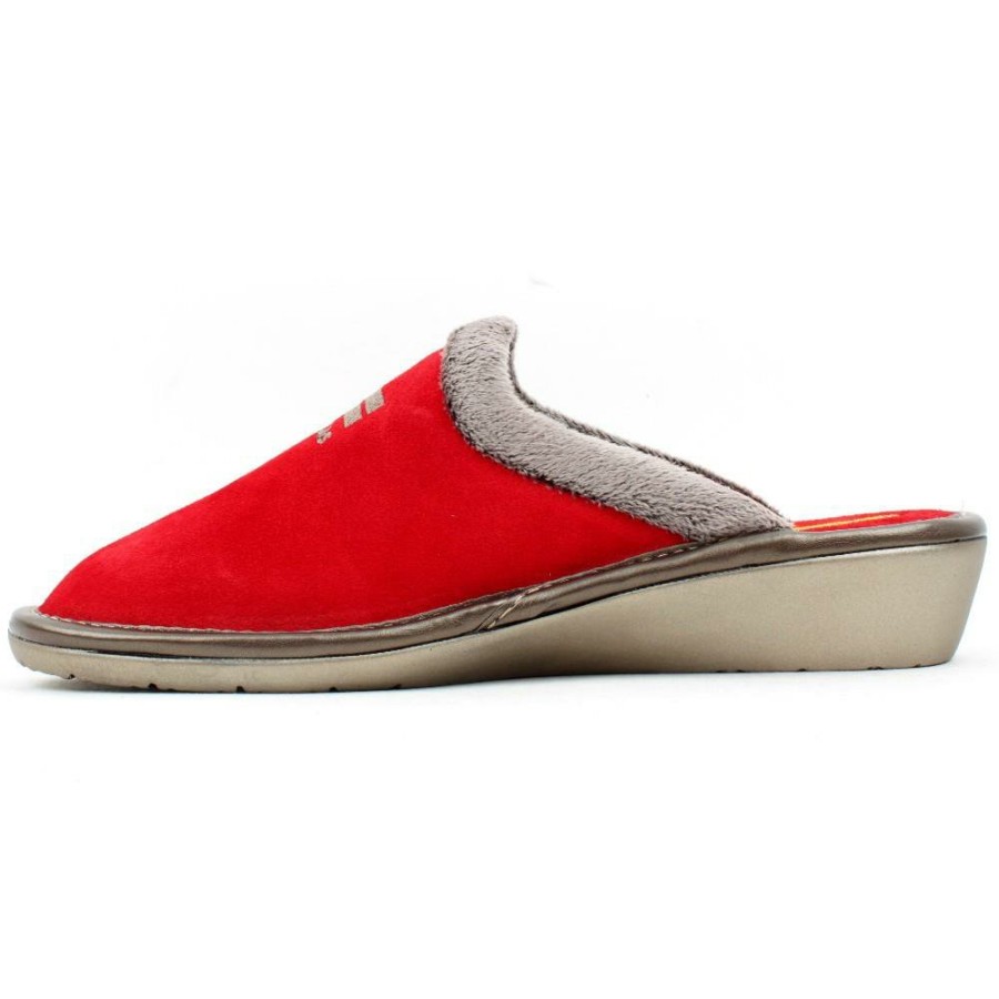 Women Nordika | 238 Suede Mule - Red Grey