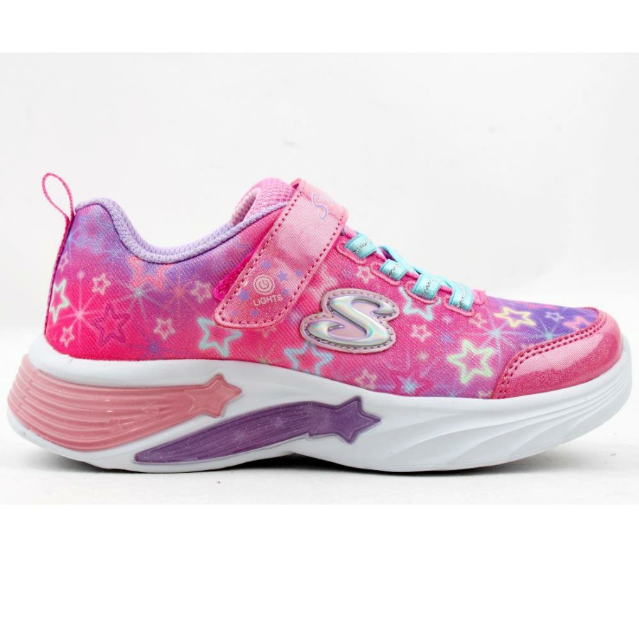 Kids Skechers | 302324L Junior Runner - Pink Multi