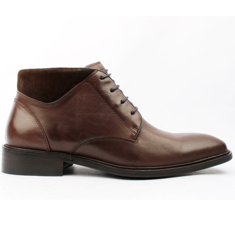 Men Escape | Singspiel Laced Boot - Dark Brown