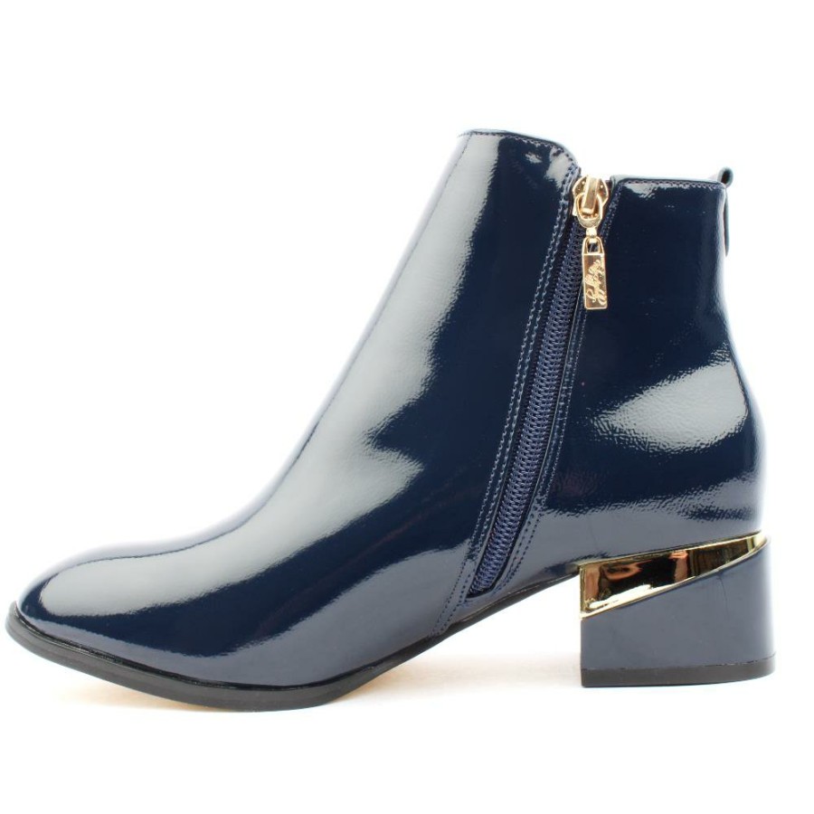 Women Kate Appleby | Forfar Boot - Navy Patent