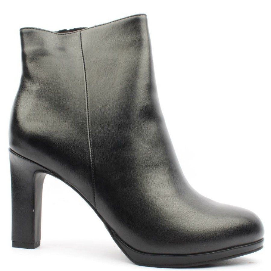 Women Marco Tozzi | 25342 Heeled Boot - Black