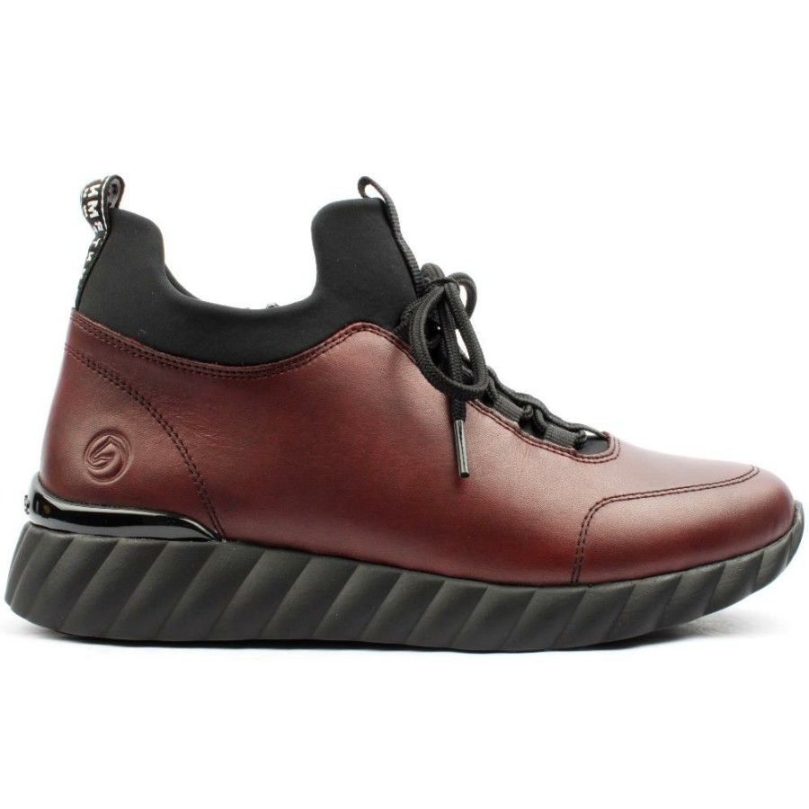 Women Remonte | D5977 Laced Shoe - Burgundy