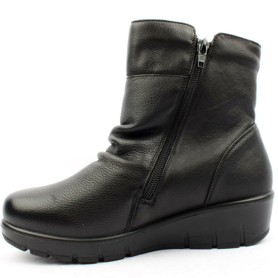 Women G Comfort | 798-6 Wedge Boot - Black