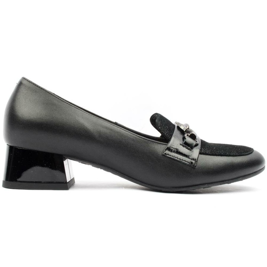 Women Bioeco by Arka | Bioeco 6087 308 Slip On Shoe - Black Leather