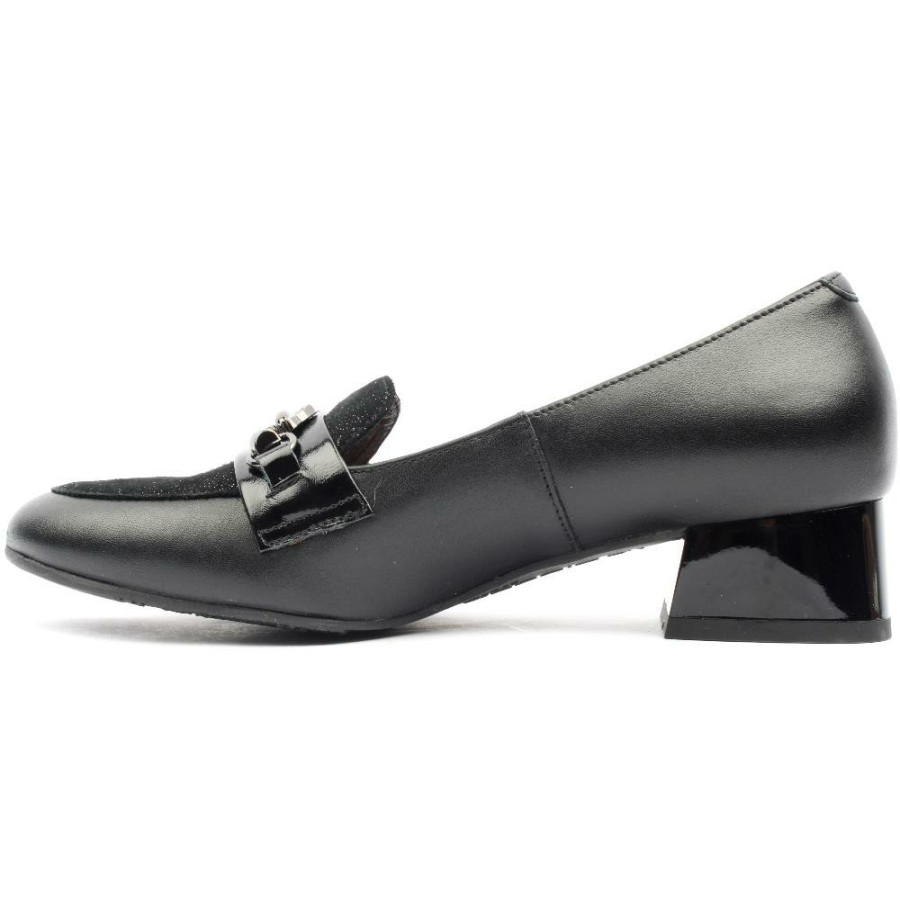 Women Bioeco by Arka | Bioeco 6087 308 Slip On Shoe - Black Leather