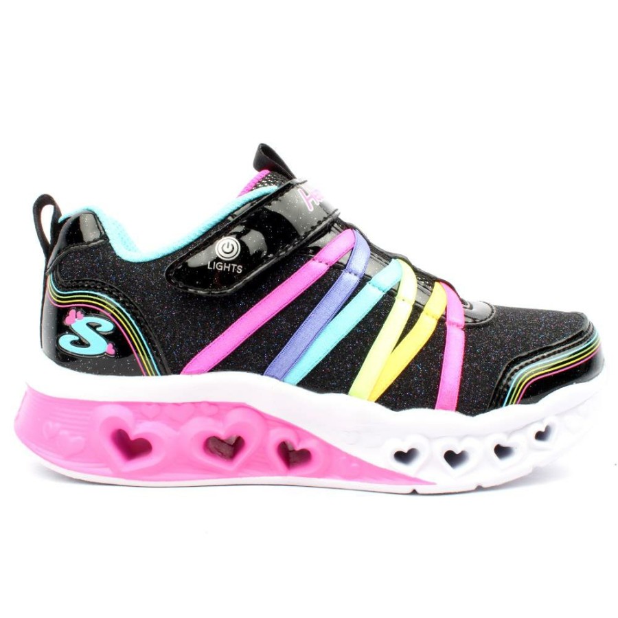 Kids Skechers | 303252L Trainer Flutter - Black Multi