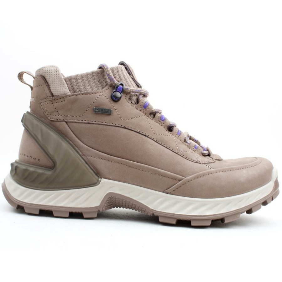 Women ECCO | 840713 Gortex Laced Boot Exohike - Taupe