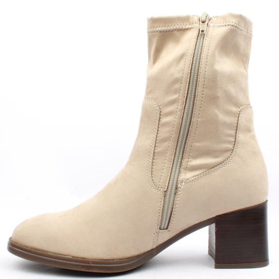 Women Remonte | D0V70 Boot Ladies - Beige