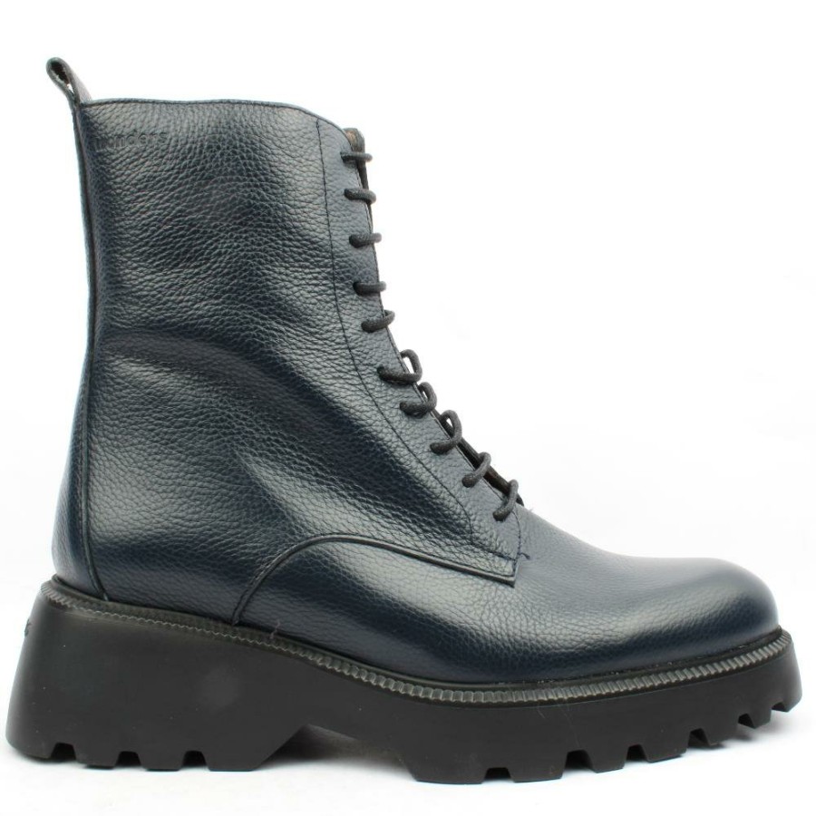 Women Wonders | C7205 Laced Boot - Navy