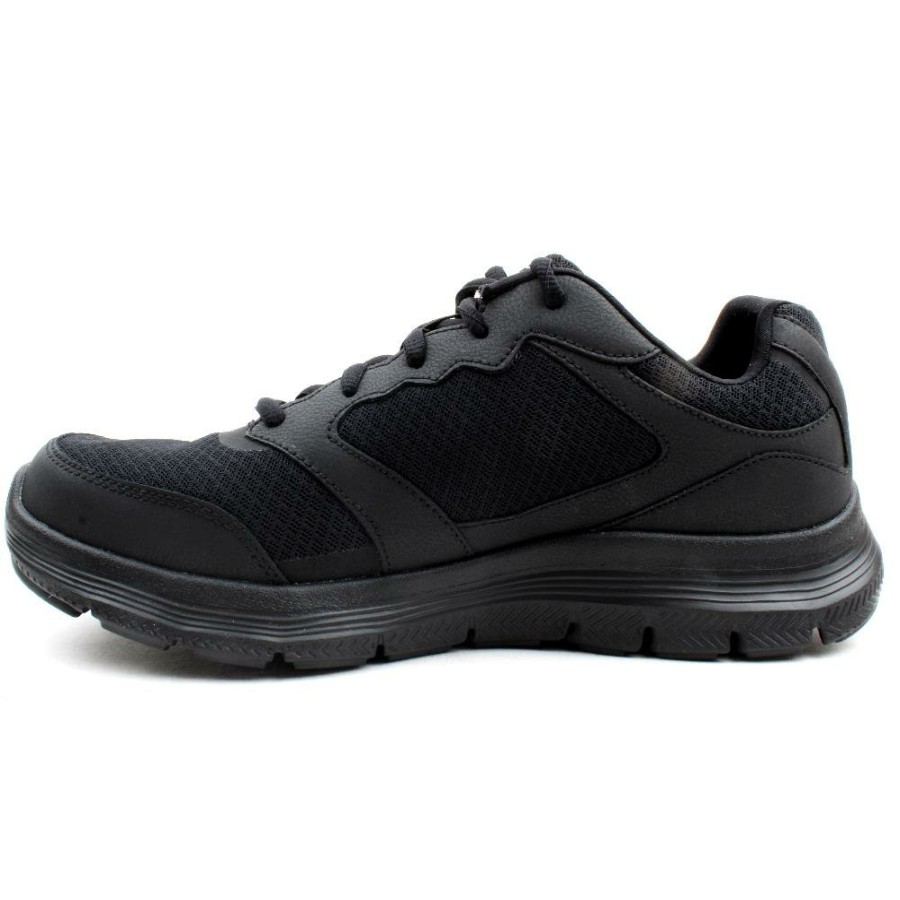 Men Skechers | 232225 Flex Advantage Runner - Black Black