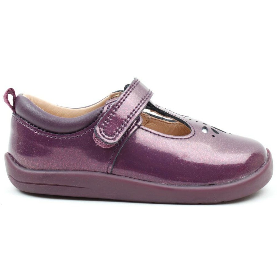 Kids Startrite | Puzzle Tbar Shoe - Burgundy G