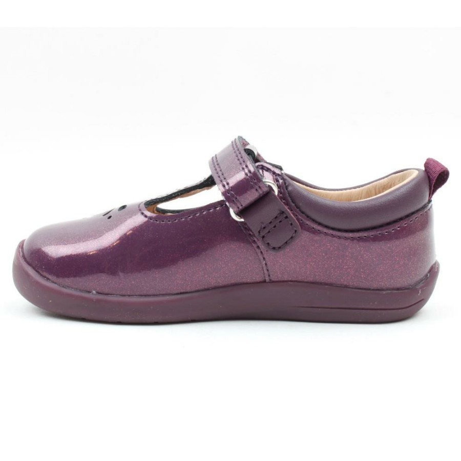 Kids Startrite | Puzzle Tbar Shoe - Burgundy G