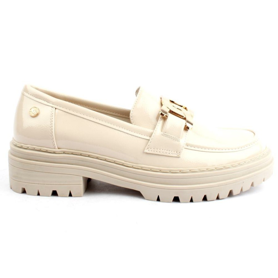 Women XTI | 141727 Loafer Shoe - Cream