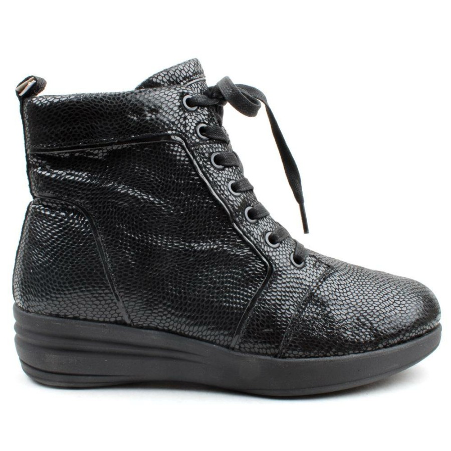 Women Caprice | 25257 Laced Boot - Black Multi