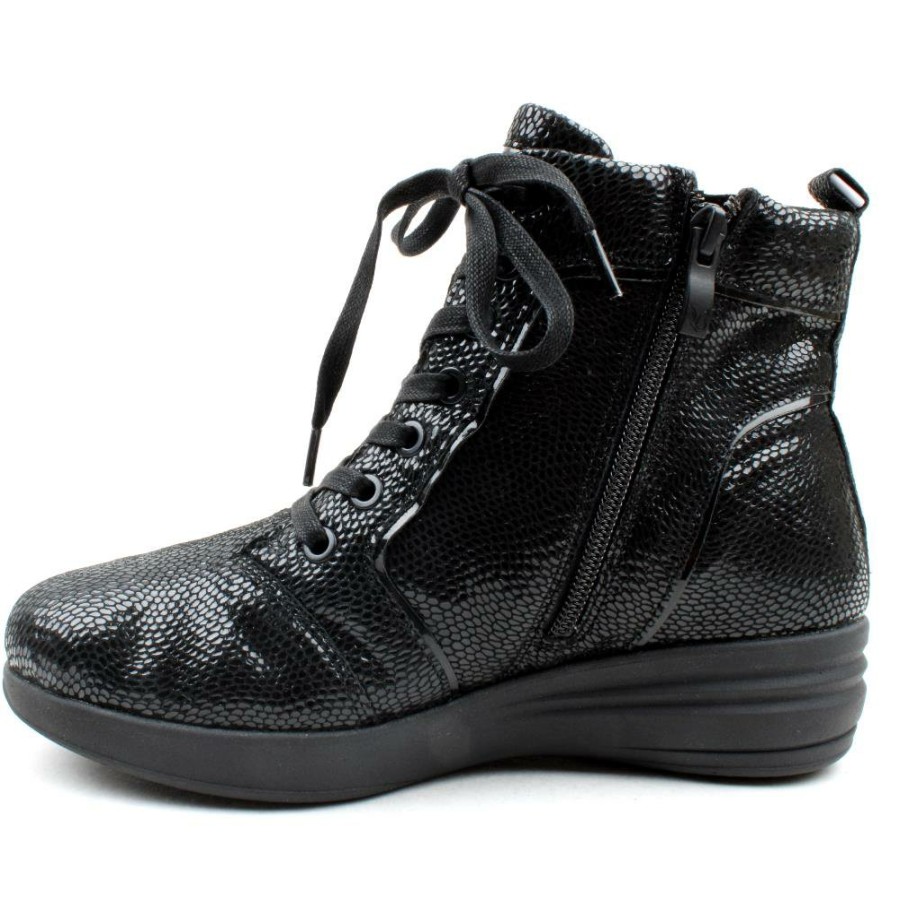 Women Caprice | 25257 Laced Boot - Black Multi