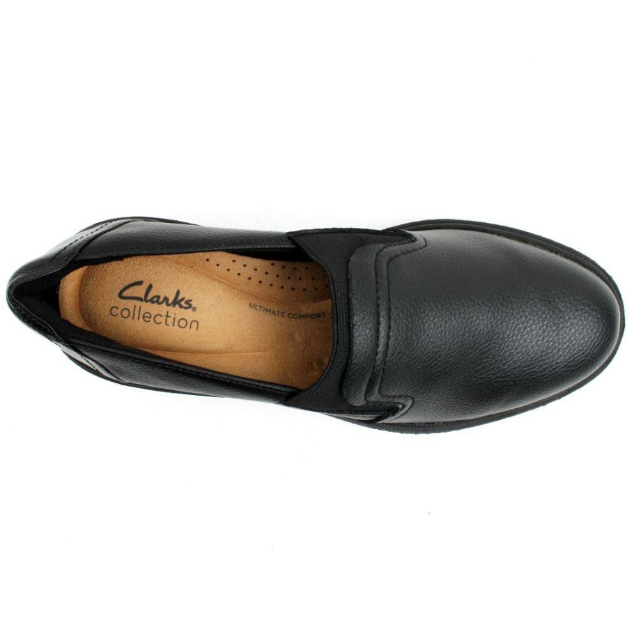 Women Clarks | Callarae Loafer Shoe - Black