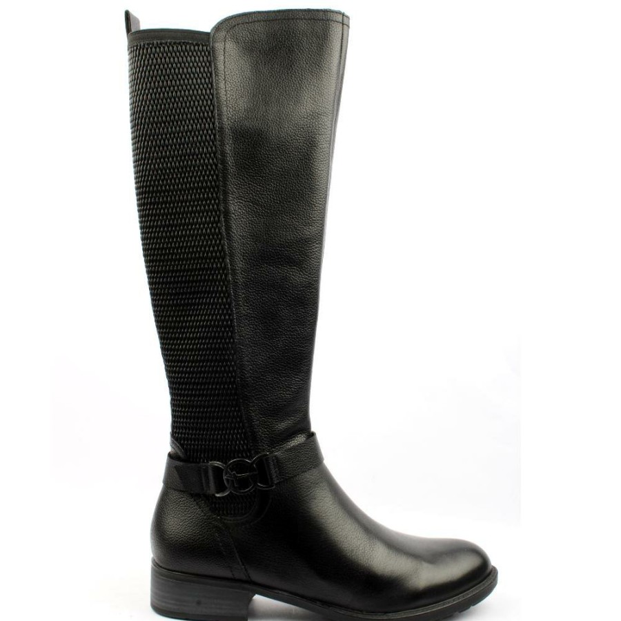 Women Tamaris | 25511 Stretch Boot - Black