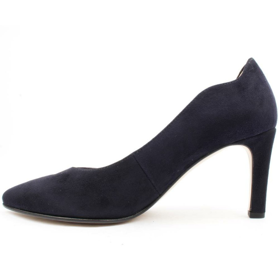 Women Gabor | 31381 Dress Court Shoe - Navy Suede