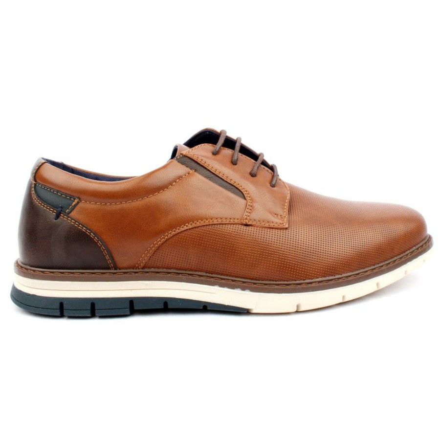 Men Pope by Brent | Brent Pope Shoe Normandy - Cognac