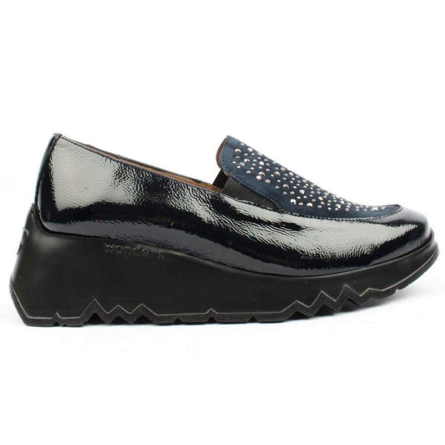 Women Wonders | E6733 Slip On Shoe - Navy