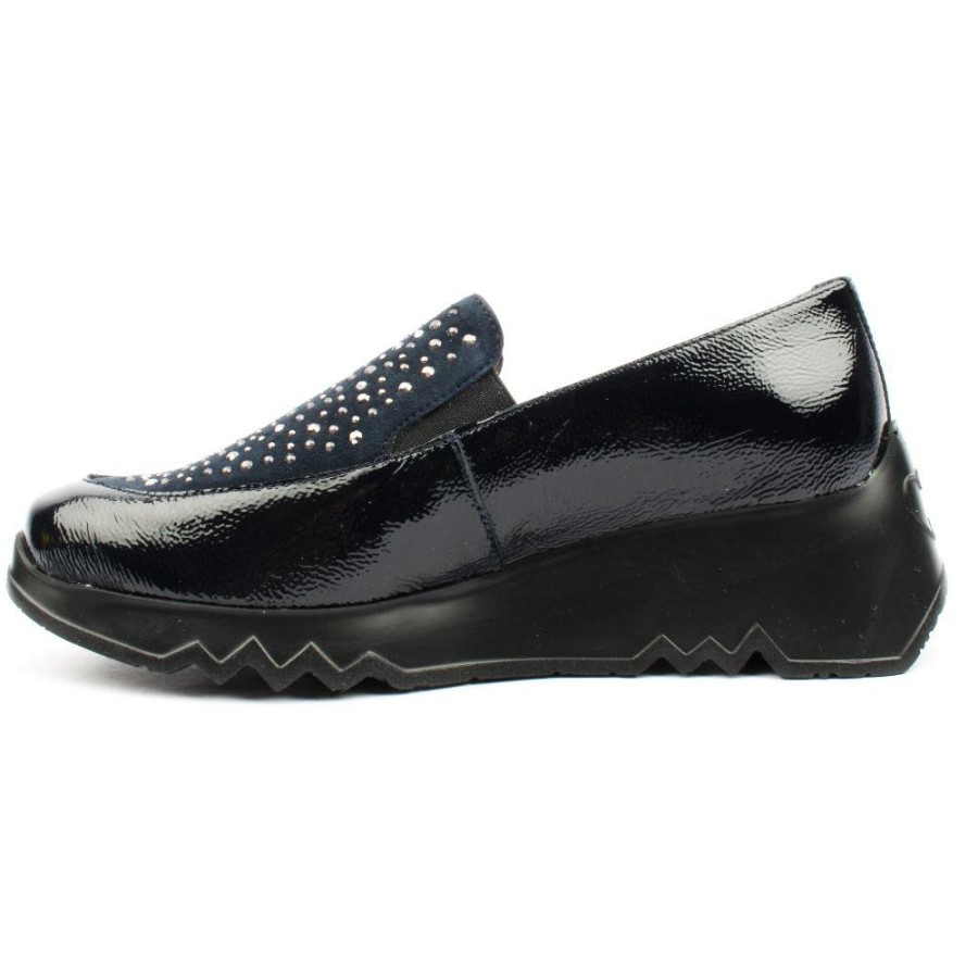 Women Wonders | E6733 Slip On Shoe - Navy