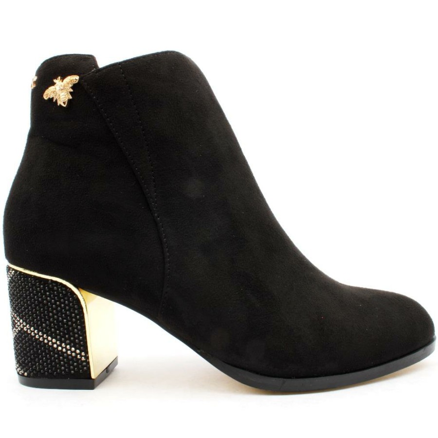 Women Kate Appleby | Leyburn Ankle Boot - Black Suede