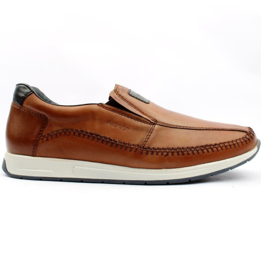 Men Rieker | 11962 Slip On Shoe - Tan