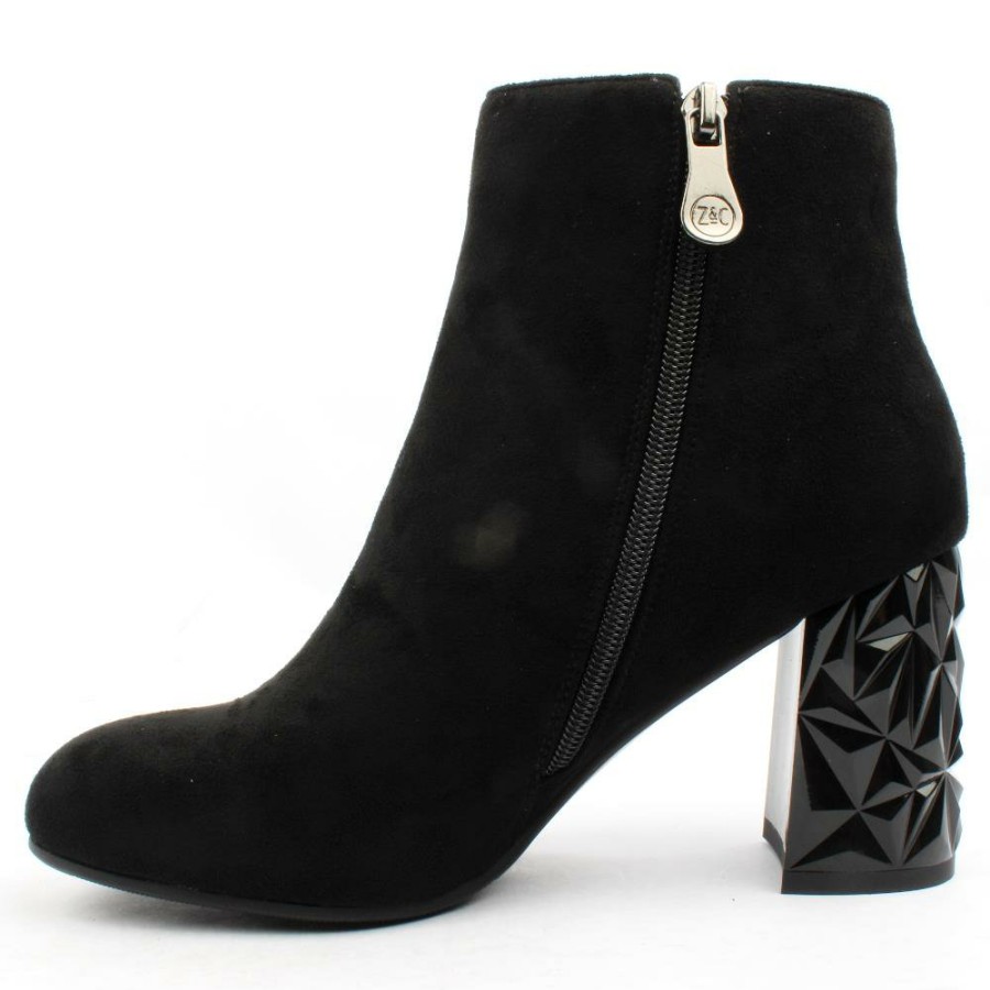 Women Zanni & Co | Bardis Heeled Boot - Black