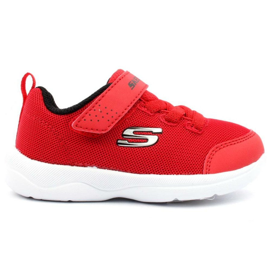 Kids Skechers | 407300N Junior Runner - Red Multi