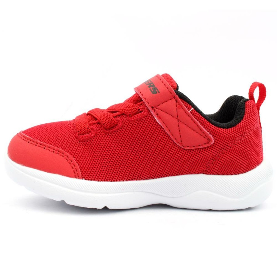 Kids Skechers | 407300N Junior Runner - Red Multi