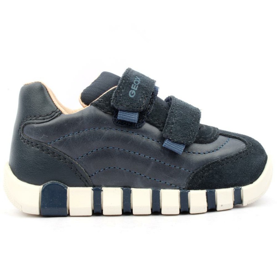 Kids Geox | B3655A Velcro Shoe - Navy