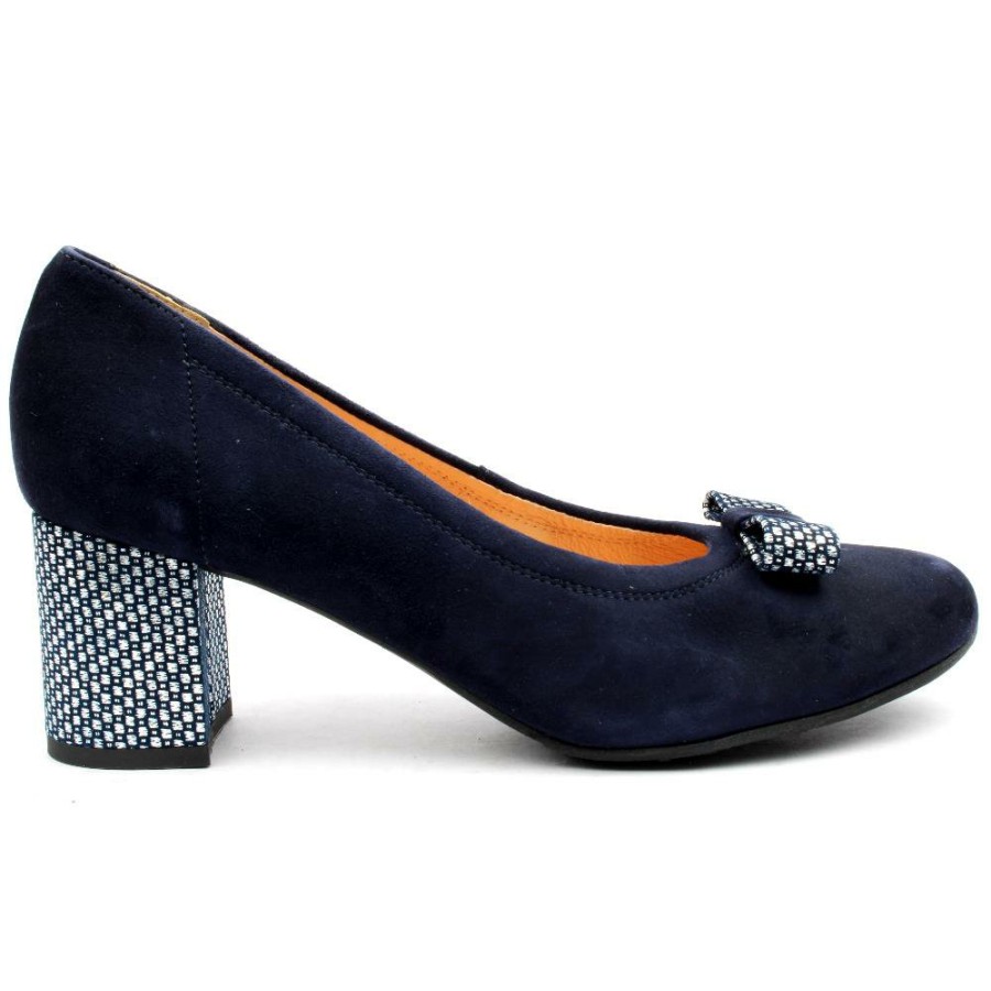 Women Bioeco by Arka | Bioeco 5856 1217 Bow Shoe - Navy Suede