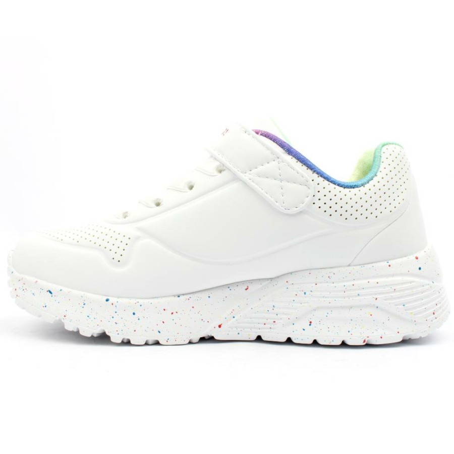 Kids Skechers | 310457L Junior Runner - White Multi