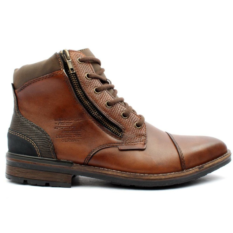 Men Rieker | B1321 Laced Boot - Tan