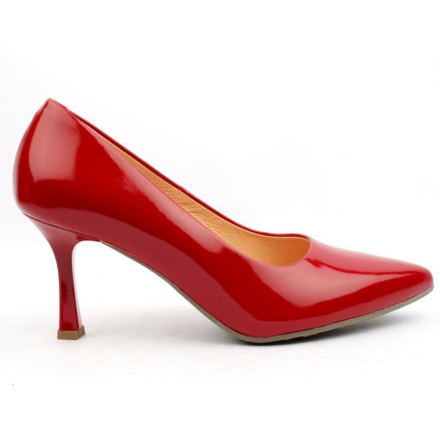 Women Bioeco by Arka | Bioeco 6178 0433 Court Shoe - Red Patent