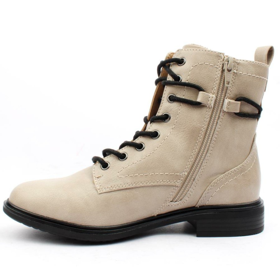 Women Jana | 25162 Laced Boot - Stone