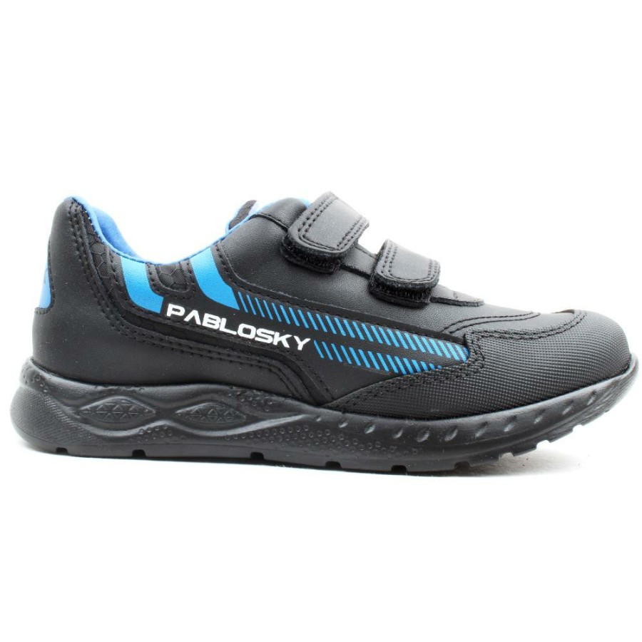 Kids Pablosky | 297114 Velcro Shoe - Black