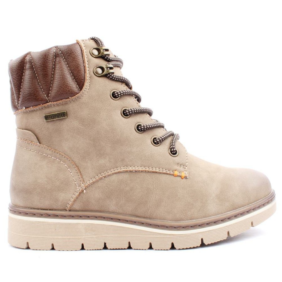 Women Lunar | Glb124Roberta Waterproof Boot - Stone