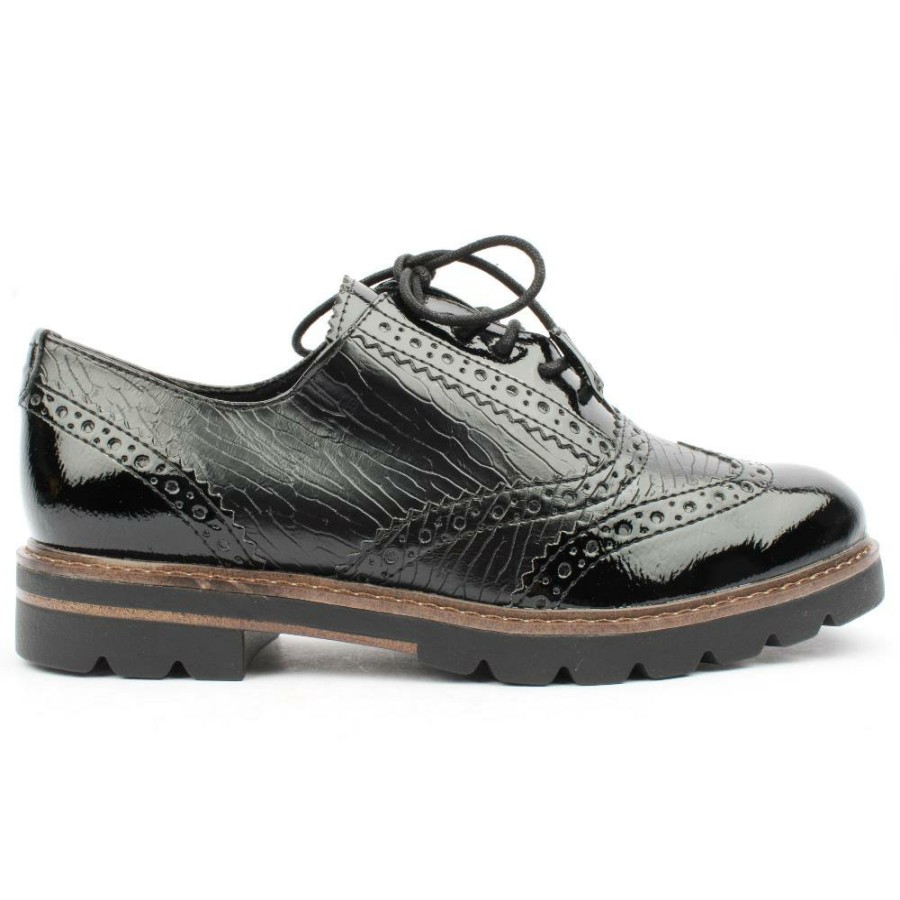 Women Marco Tozzi | 23700 Laced Shoe - Black