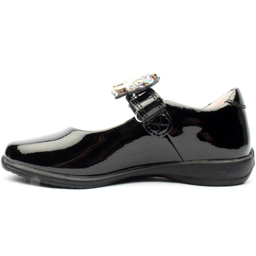 Kids Lelli Kelly | Lk8113 Bella2 Shoe - Black Patent