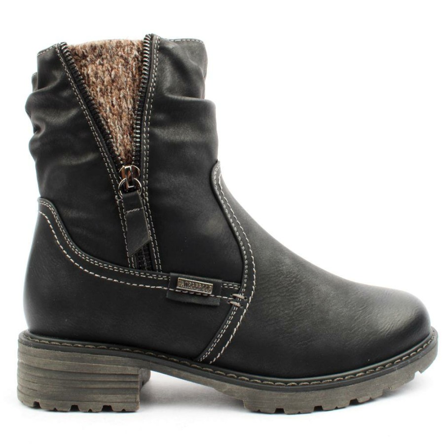 Women Lunar | Glb110Sleet Ankle Boot - Black