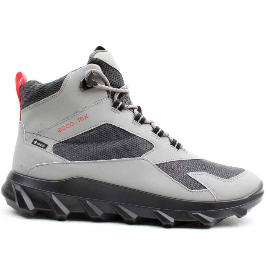 Men ECCO | Mens Waterproof Mx Sea Boot - Grey Multi