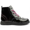 Kids Ricosta | 2500502 Laced Boot - Black Patent