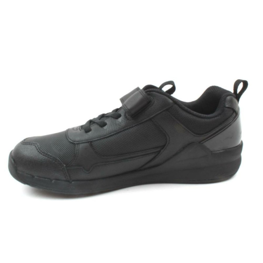 Kids Clarks | Orbit Sprint Y Strap Shoe - Black G