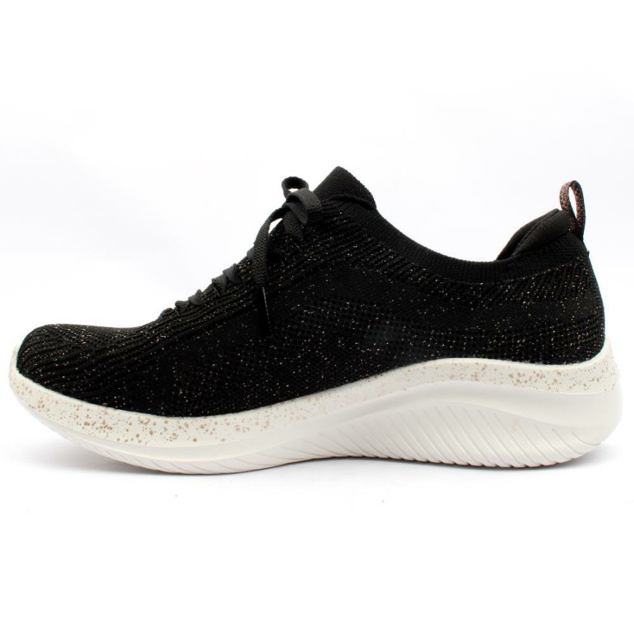 Women Skechers | 149865 Ultra Shoe - Black Rose