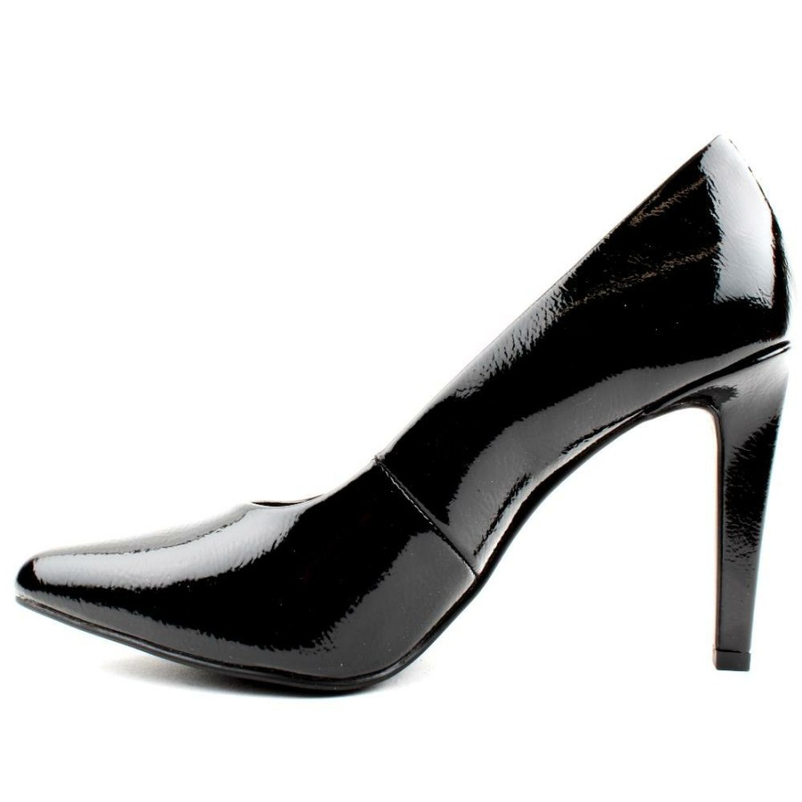 Women Marco Tozzi | 22415 Court Shoe - Black Patent