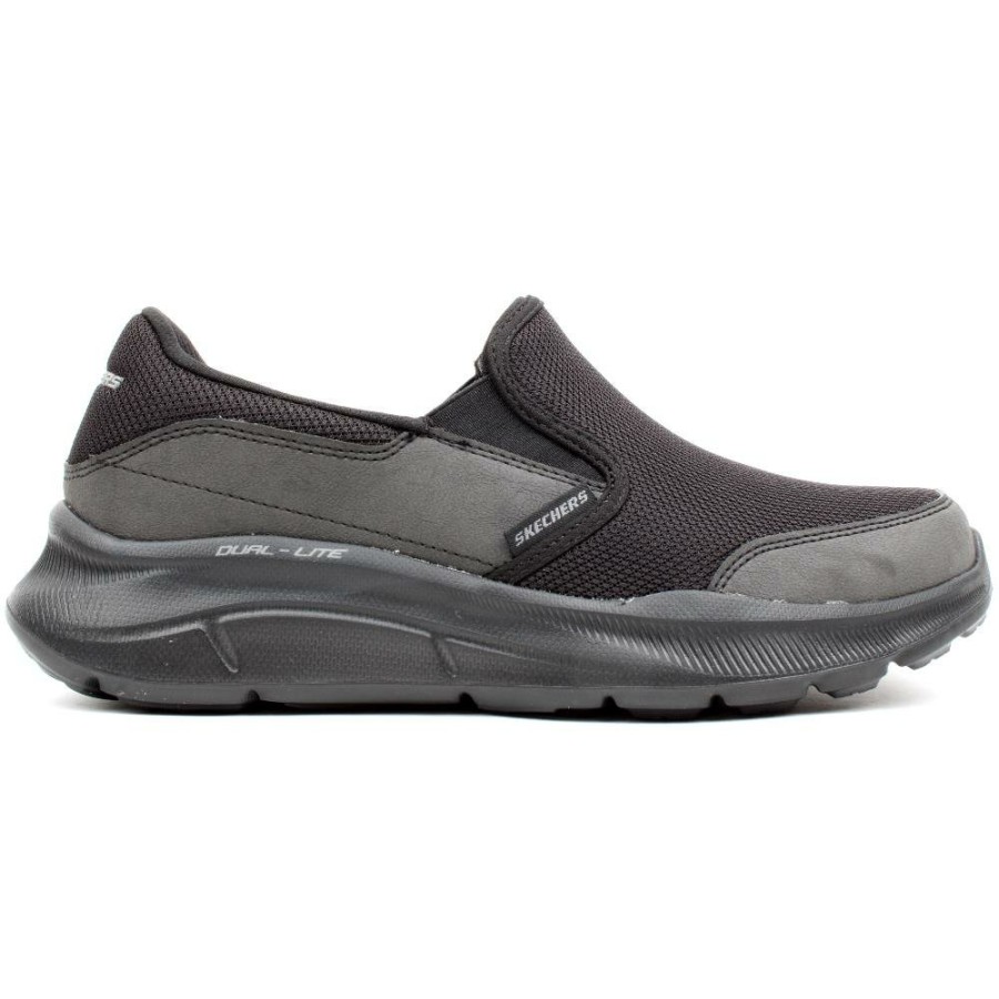 Men Skechers | 232515 Equalizer Shoe - Black Black