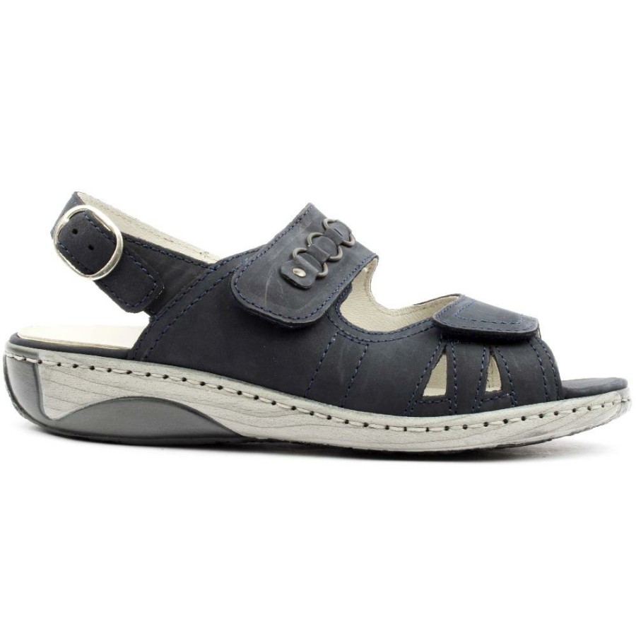 Women Waldlaufer | 210004 Sandal - Navy