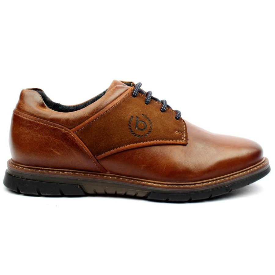 Men Bugatti | Aer06 Laced Shoe - Tan